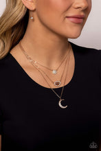 Load image into Gallery viewer, Lunar Lineup Rose Gold Necklace Paparazzi-758
