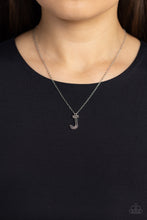 Load image into Gallery viewer, Leave Your Initials Necklace- Silver - J Paparazzi-736
