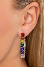 Load image into Gallery viewer, Hypnotic Heart Attack - Multi Earrings Paparazzi-742
