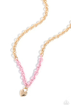 Load image into Gallery viewer, Locked Down Pink Necklace Paparazzi-752
