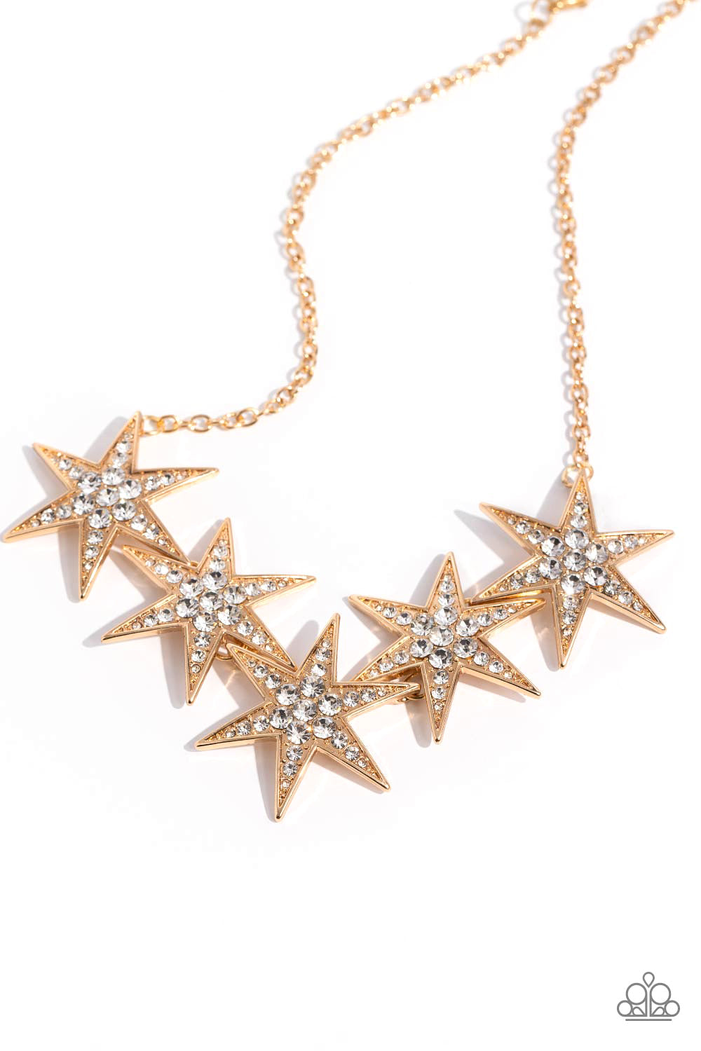 Rockstar Ready Gold Necklace Paparazzi-757