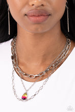 Load image into Gallery viewer, Teardrop Tiers Multi Necklace Paparazzi-827
