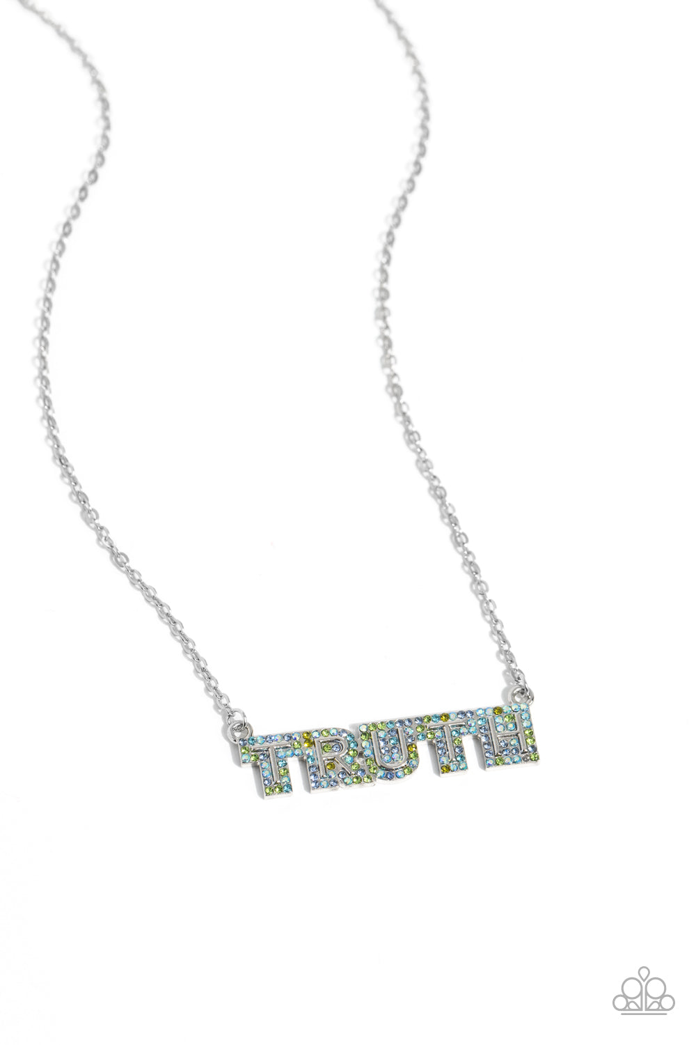 Truth Trinket Blue Multi Necklace Paparazzi-788