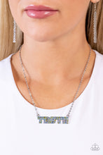 Load image into Gallery viewer, Truth Trinket Blue Multi Necklace Paparazzi-788
