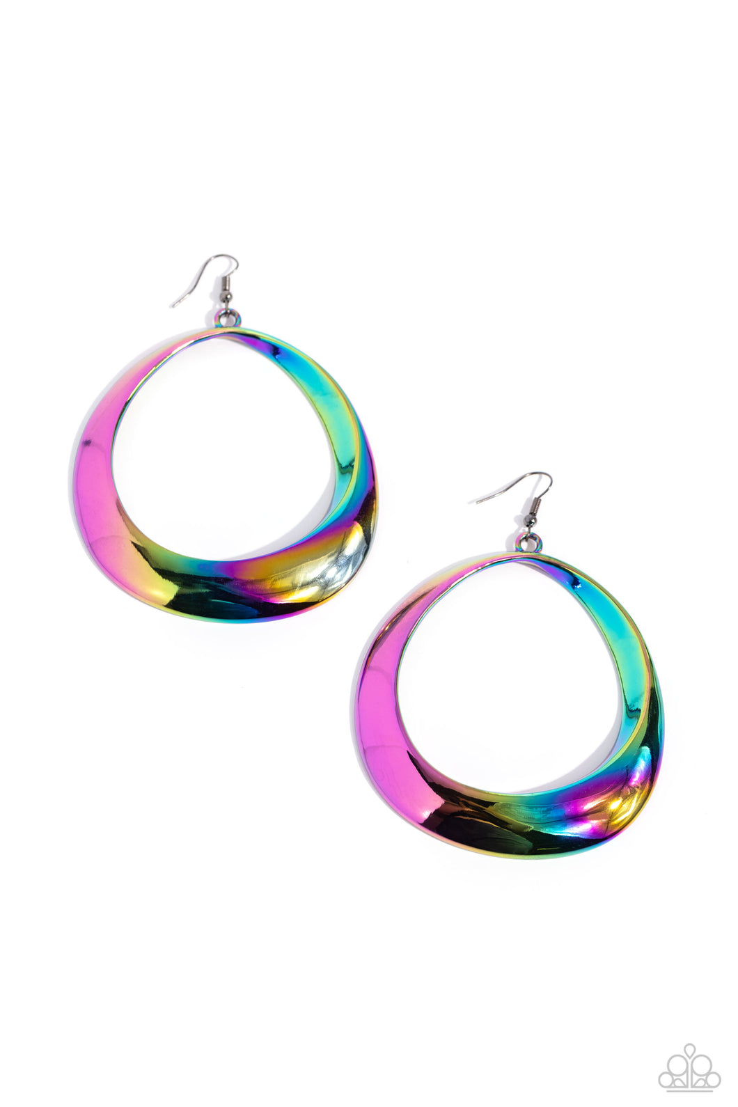 Asymmetrical Action Multi Earrings Paparazzi-798