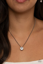 Load image into Gallery viewer, What A Gem Gunmetal Necklace Paparazzi-165
