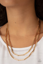 Load image into Gallery viewer, A Pipe Dream - Gold Necklace Paparazzi
