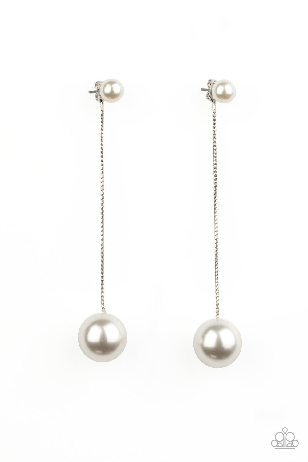 Paparazzi Extended Elegance Pearl Earrings Paparazzi