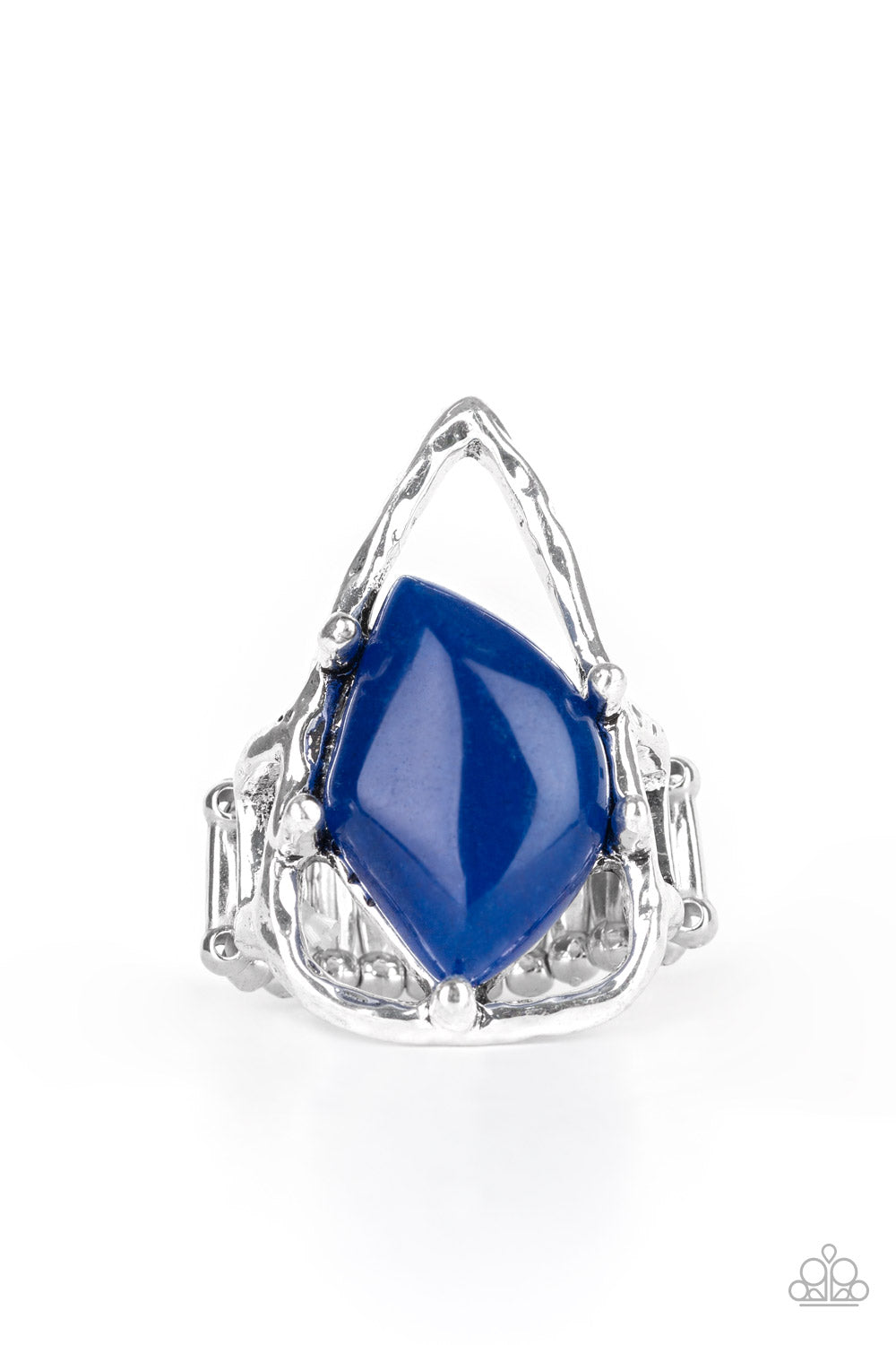 Crown Jewel Jubilee Blue Ring Paparazzi