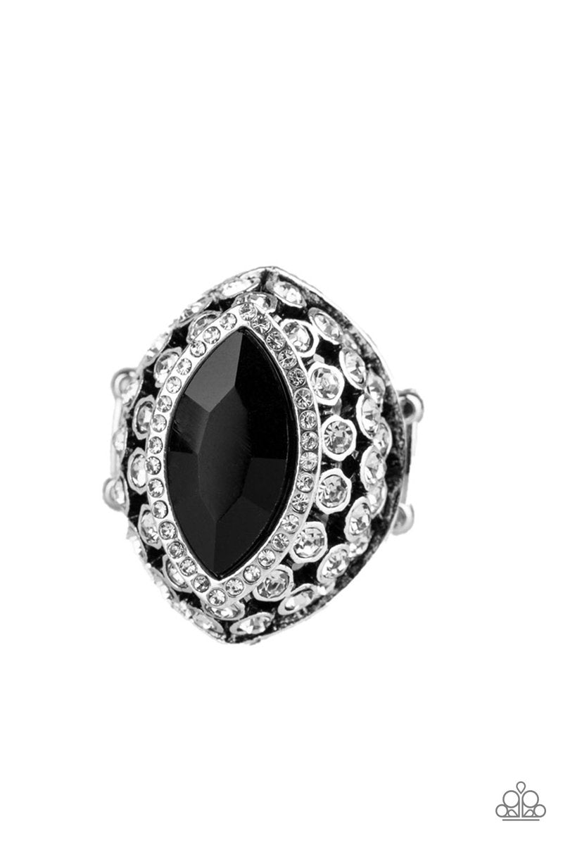 ROYAL RADIANCE BLACK RING PAPARAZZI