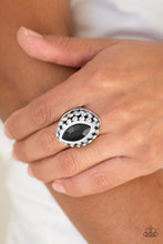 Load image into Gallery viewer, ROYAL RADIANCE BLACK RING PAPARAZZI
