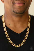 Load image into Gallery viewer, The Underdog - Gold Men&#39;s Necklace-411
