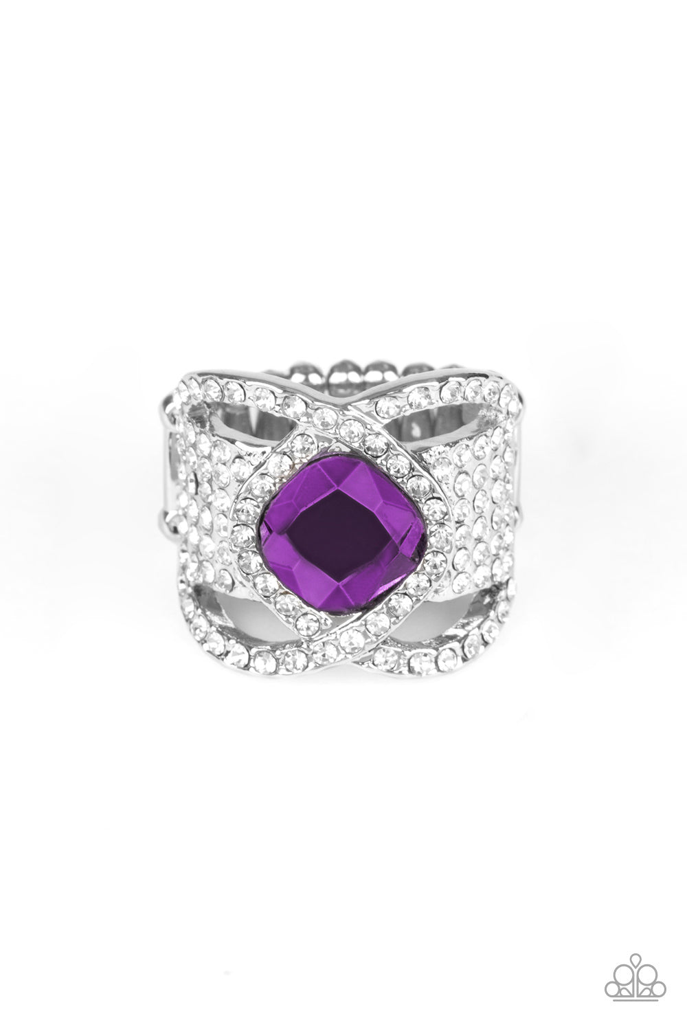 Triple Crown Twinkle - Purple Ring Paparazzi