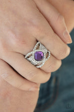 Load image into Gallery viewer, Triple Crown Twinkle - Purple Ring Paparazzi
