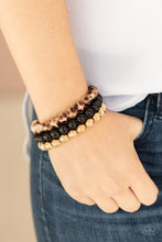 Load image into Gallery viewer, Courageously Couture Black Bracelet Paparazzi
