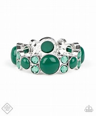 Celestial Escape Green Bracelet Paparazzi