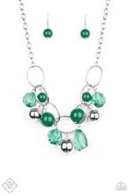 Cosmic Getaway Necklace Green Paparazzi