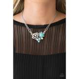 Load image into Gallery viewer, Desert Harvest Blue Necklace Paparazzi
