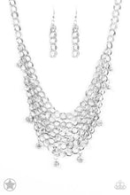 Load image into Gallery viewer, Fishing for Compliments Silver Necklace Paparazzi
