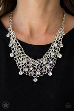 Load image into Gallery viewer, Fishing for Compliments Silver Necklace Paparazzi
