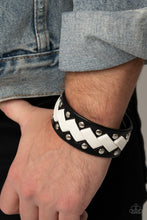 Load image into Gallery viewer, LACES Loaded Black Urban Bracelet Paparazzi-416
