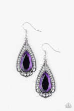 Load image into Gallery viewer, Superstar Stardom Purple Earrings Paparazzi
