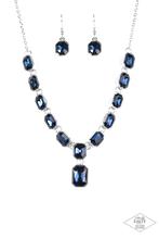 Load image into Gallery viewer, The Right To Remain Sparkly Blue Necklace Paparazzi
