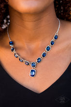 Load image into Gallery viewer, The Right To Remain Sparkly Blue Necklace Paparazzi
